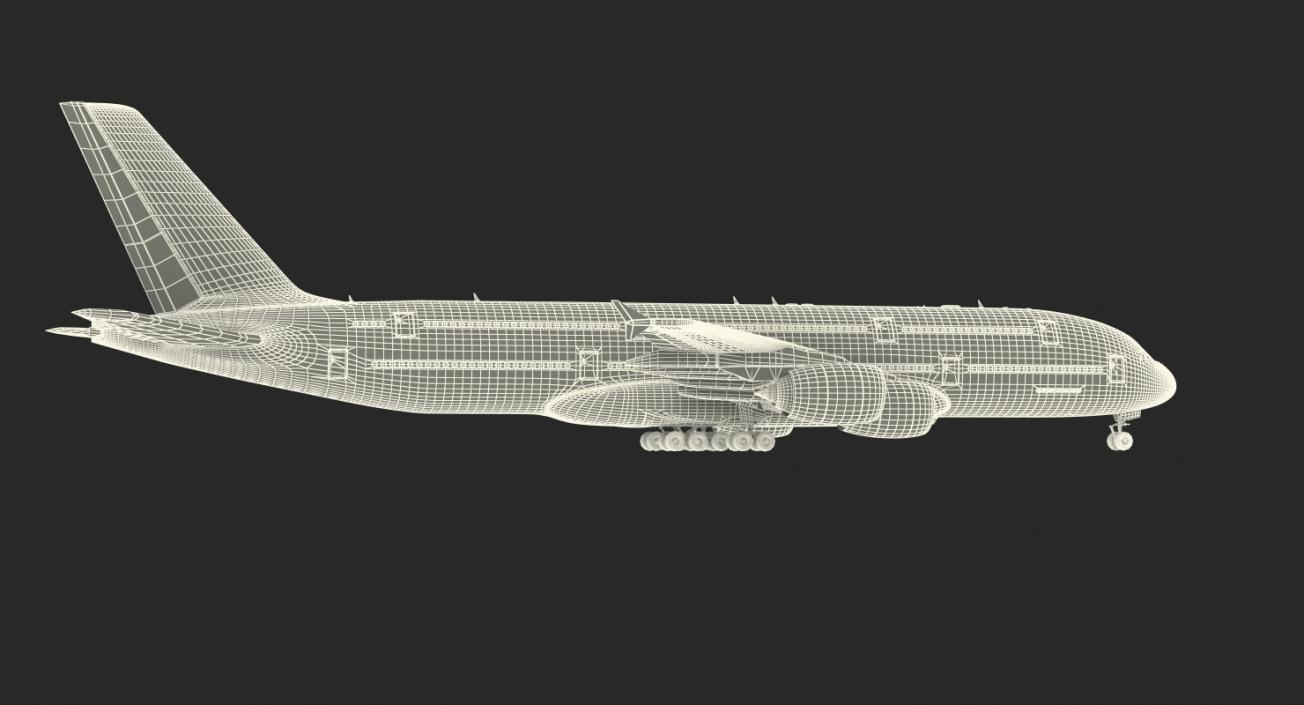 Airbus A380-1000 Air France 3D